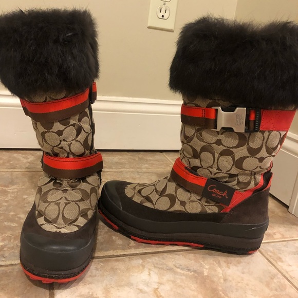 Coach Marietta Boot Size 7 Brown